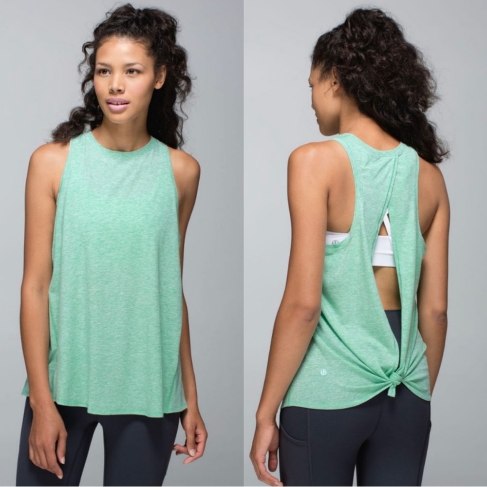Lululemon heather mint tank